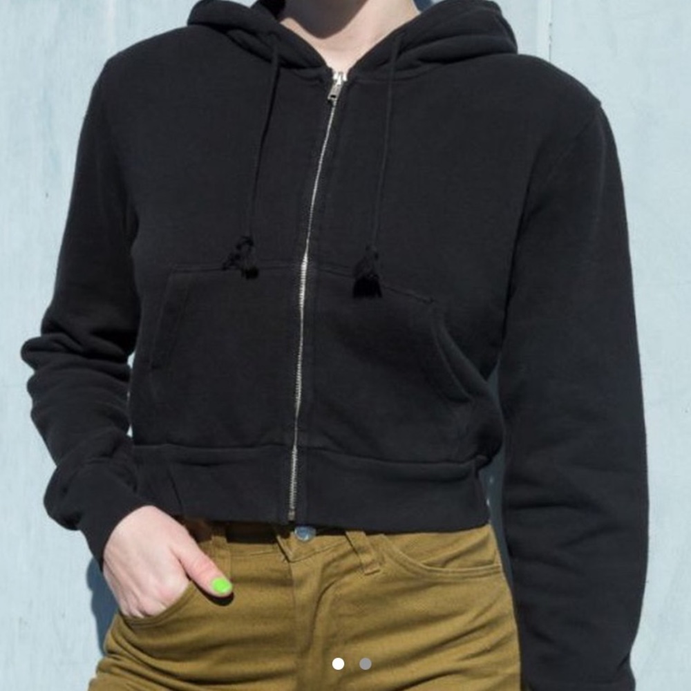 brandy black crystal hoodie🖤